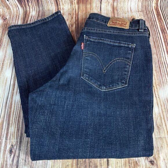 Levi's CLASSIC STRAIGHT Leg Womens Size 8 Mid Rise Jeans Denim Pants 29x29.5 - Picture 3 of 11